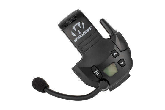 The Walker's walkie talkie features rubber buttons and an LCD screen